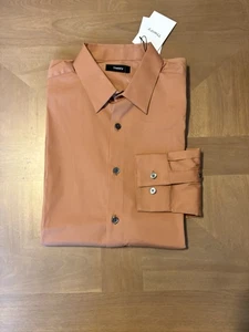 195 $ Theory SYLVAIN Sport Shirt Baumwolle M cognac - Bild 1 von 6