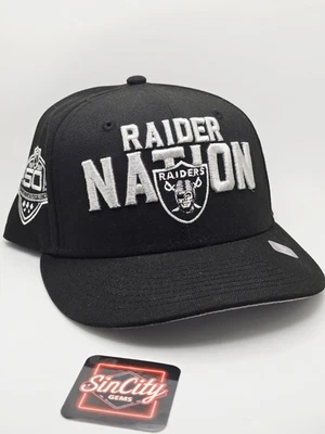 New Era Exclusive Raiders Nation 59FIFTY 合身帽子 尺寸 7 1/4 — 第 1/4 张图片