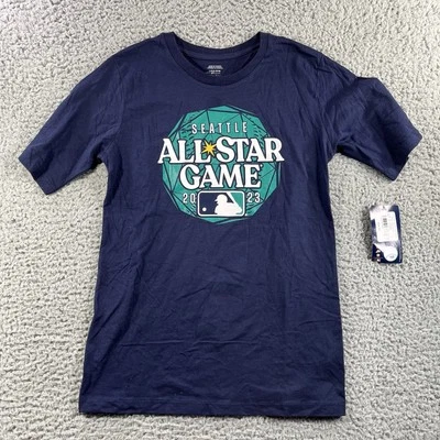 MLB ALL STAR GAME 2023 SEATTLE SHIRT YOUTH LARGE SHORT SLEEVE NWT NEW TEE - Image 1 of 4