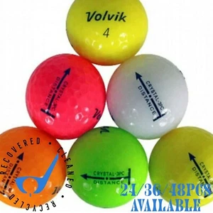 12/36/48 Volvik Colored Golf Balls Good Used AAA Quality Recycled 3A GolfBalls - Picture 1 of 2