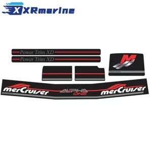 Mercriser Alpha One Gen 2 Red Rams Complete Engine Sticker - Picture 1 of 3