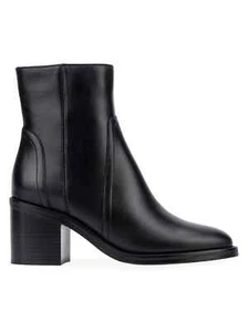 Aquatalia Womens JANELLA Black Weatherproof Ankle Boots Size 10 New $550 - Picture 1 of 9