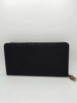 Cartera Larga Gucci Nailon Bambú Era Tom Ford Vintage Foto 1 de 4