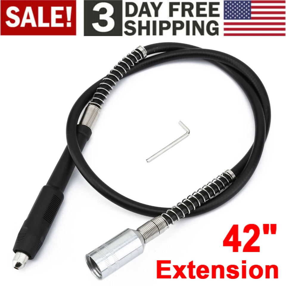 For Dremel 42" Extension Flexible Rotary Drill Tool Drive Flex Shaft Attachment