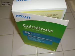 INTUIT QUICKBOOKS PRO 2010 FOR WINDOWS FULL RETAIL US VERSION =NEW SEALED BOX= - Bild 1 von 4