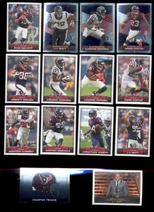 Juego de pegatinas 2015 Houston Texans J WATT DEANDRE HOPKINS ARIAN FOSTER CLOWNEY - Imagen 1 de 1