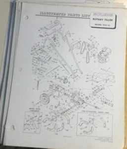 Bolens bebilderte Stückliste Bodenfräse Modell 2150-01 - Bild 1 von 2