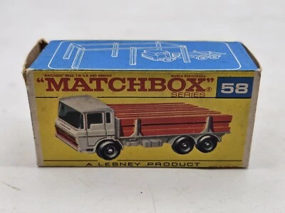 1960's Moko Matchbox lesney #58 DAF Girder truck boxed all original - Image 1 of 4