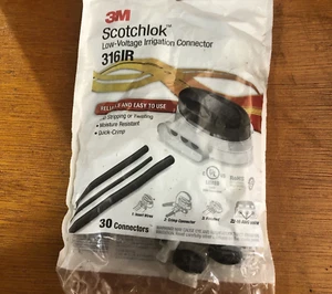 Sacchetto 36 connettori per irrigazione rapida bassa tensione Scotchlok 316IR 22-16 AWG - Foto 1 di 3