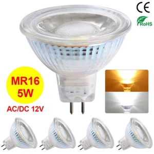 MR16 5W LED Bulb Light Spotlight Cool Warm White Energy Saving AC/DC12V 1-10pcs - Picture 1 of 14