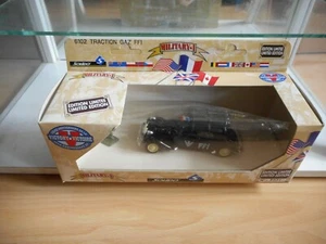 Solido Military 1 Citroen Traction Gaz FFi in Black in Box - Picture 1 of 2