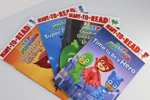 PJMasks Book Set: Owlette Gekko Cat Boy & Time to Be Hero Ready-To-Read Level 1 - Picture 1 of 11