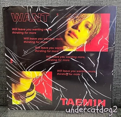 Tae Min Mini Album Vol.2 WANT Taiwan CD+Card (More Ver.) TaeMin SHINee - Image 1 of 4