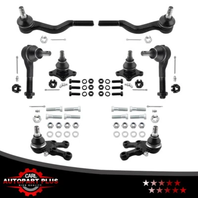 Front Upper Lower Ball Joints Inner Outer TieRod Ends Fit for Mitsubishi Montero - Image 1 of 4