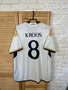 KROOS REAL MADRID JERSEY HOME FOOTBALL SHIRT 2023 - 2024 ADIDAS MEN sz 2XL - Picture 1 of 10