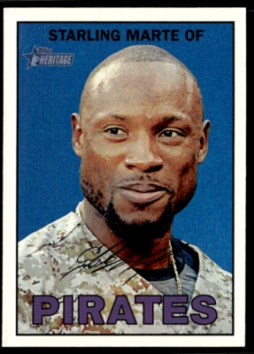 2016 Topps Heritage - #140 Starling Marte - Image 1 of 2