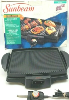 Vintage Sunbeam Nu-stone Indoor Electric Grill Model 4766 ( Open Box) - Image 1 of 4