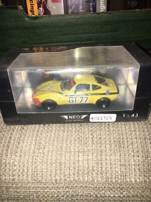 Neo 43588 1/43 Opel GT Steinmetz Group 4 Nurburgring 1972 Resin Model Car New  - Image 1 of 4