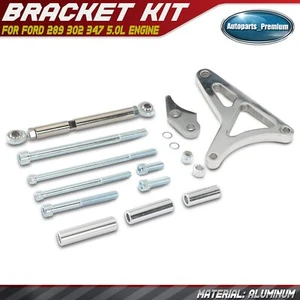 16Pcs Polished Aluminum Alternator Bracket Kit for Ford 289 302 347 5.0L Engine - Bild 1 von 9