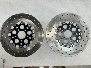 OEM 08-20 Harley Touring Brembo Front Brake Rotors Dual Disc 11.8"  11 7/8 STD - Picture 1 of 17