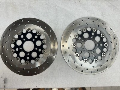 OEM 08-20 Harley Touring Brembo Front Brake Rotors Dual Disc 11.8"  11 7/8 STD - Image 1 of 4