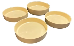 4 Stck. Schräg von PMC Gelb Golden Melamin Schalen Mitte Jahrhundert Modern MCM - Bild 1 von 6
