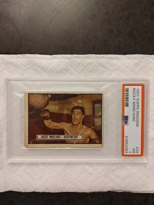 1951 ROCKY MARCIANO RC. PSA 1.  TOPPS RINGSIDE. 49-0. 43 KO'S.  HALL OF FAMER. - Image 1 of 3