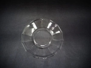 MCM Bormioli Vitrosax Italy Espresso Demitasse Saucer Faceted Glass D1 - Picture 1 of 1