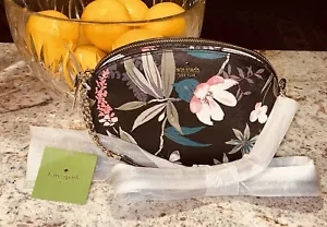 KATE SPADE CAMERON STREET BLOSSOM HILLI CROSSBODY PURSE BLACK MULTI FLORAL NWT - Picture 1 of 6