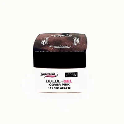 SuperNail LED/UV Hard Gel - Builder Gel Cover Pink - 14g / 0.5oz