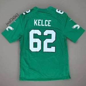 AUTHENTIC Nike Jason Kelce Kelly Green Philadelphia Eagles Men's Game Jersey NEW - Picture 1 of 8