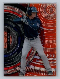 Clint Frazier 2017 Bowman High Tek Pattern 1 Circles ORANGE MAGMA Diffractor /25 - Bild 1 von 2