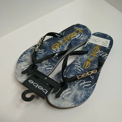  BEBE MUJER TAMIA NEGRO. SANDALIAS CHANCLAS TALLA 7. Foto 1 de 3