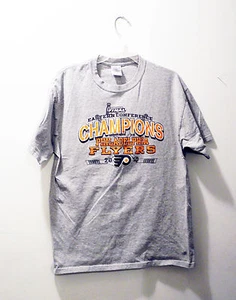 Philadelphia Flyers Stanley Cup Final Eastern Conference Champtions T-Shirt L - Picture 1 of 3
