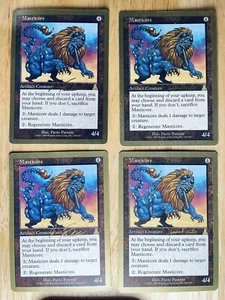 MTG 4x Masticore World Championship Deck Jon Finkel Brussels August 2000 LP - Picture 1 of 6