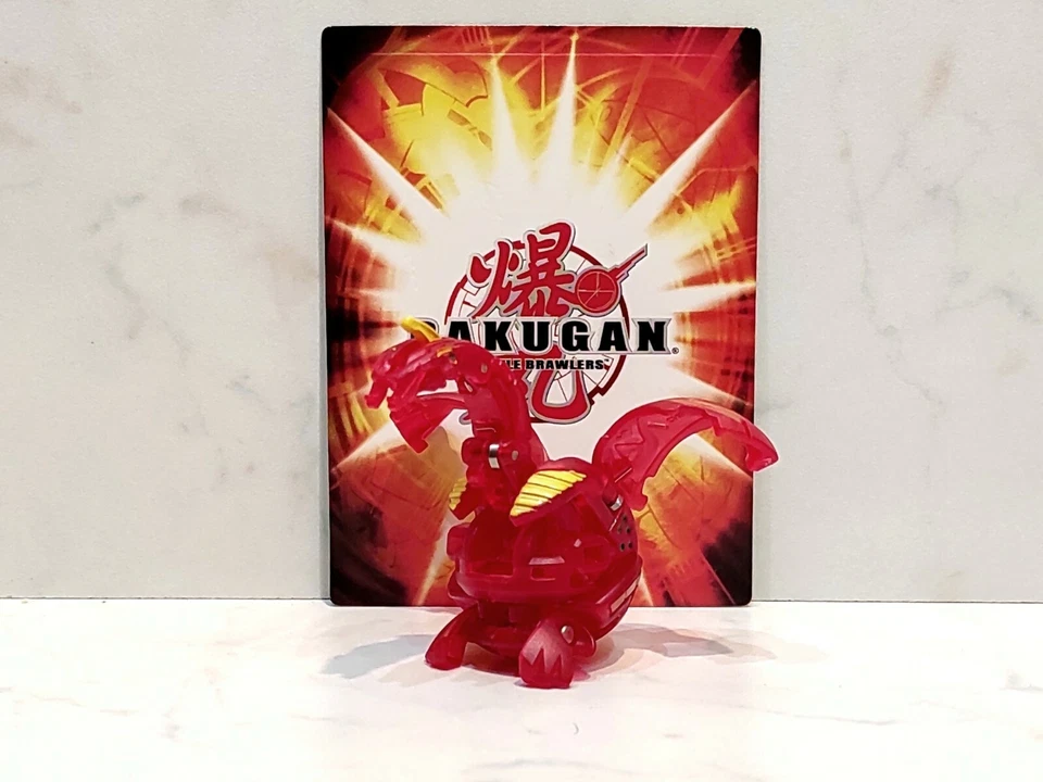 New BAKUGAN Translucent Pyrus CYBORG HELIOS 680G New Vestroia Spin Master/SEGA - Image 1 of 4