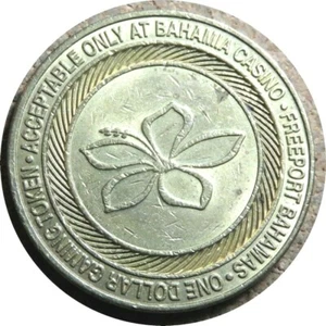 elf Bahamas Freeport Bahamia Casino 1 Dollar ND - Picture 1 of 2