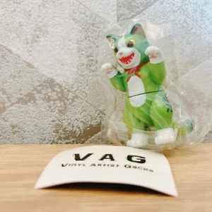Figura Vinilo Sofubi Konatsuya Negora VAG Tokyo Color Limitado Verde Trébol 6cm - Imagen 1 de 8