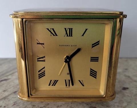 Tiffany & Co Clock Weather Station Cube Runs! Thermometer, Hygrometer Barometer Cover