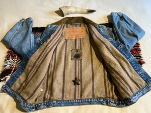 Levis Blanket Trucker Jacke M-L Type 3 1988 Vintage Denim Oversize LVC-ish Cord - Bild 1 von 24