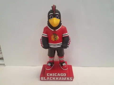 TOMMY Chicago Blackhawks Mascot Statue 12" Figurine Limited Edition Statue New Cover