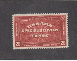 CANADA (MK6097) # E4 VF-MLH 20cts 1930 SPECIAL DELIVERY/ HENNA BROWN CV $100 - Bild 1 von 1