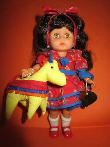 ALTE GINNY SPIELPUPPE MIT SCHLAFAUGEN THE VOGUE DOLL COMPANY LABEL UNBESPIELT(3) - Bild 1 von 9