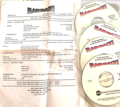 9/3/07 4 HR FLASHBACK TO 1983, '75, CRAZY, PSYCHEDELIC, SAT MORNING TV '79, NEWS - Image 1 of 4