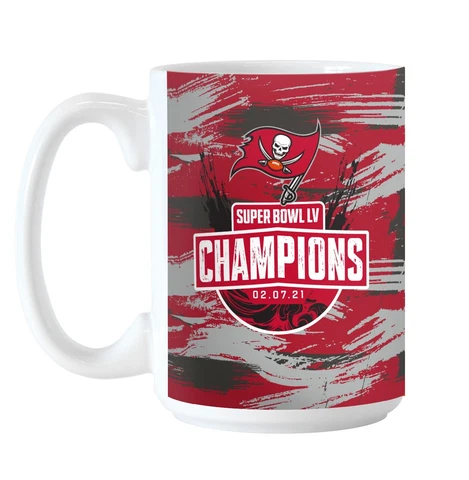 Lot of 12 - Tampa Bay Buccaneers Super Bowl 55 Champions Team ROSTER Coffee Mugs Cover