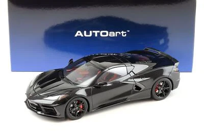 1:18 AUTOart Chevrolet Corvette C8 Stingray Z51 Noir 2020 - Photo 1/4
