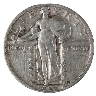 1926-S EF+ Standing Liberty Quarter - Image 1 of 2