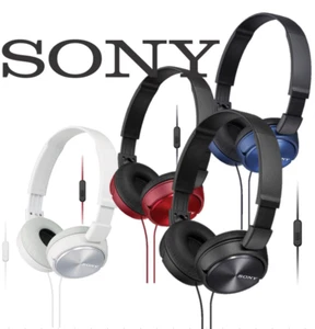 Auriculares con cable en la oreja Sony MDR-ZX310AP serie ZX con micrófono, negros - Imagen 1 de 1