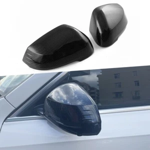 Carbon Fiber Rear Side View Mirror Cover Trim For BMW X1 iX1 U11 2023 2024 Parts - Picture 1 of 7