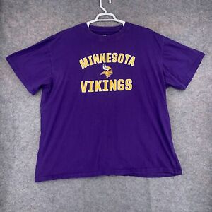 Minnesota Vikings Shirt Mens 3XL Purple Short Sleeve NFL Football Fanatics